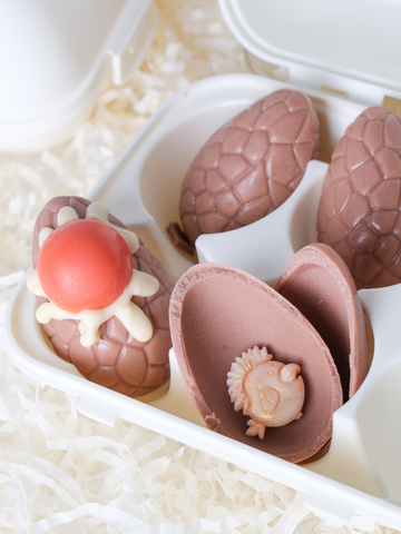 Box of 6 Medium Easter Eggs (LIMITED) - Co Chocolat - Finally, Truly Healthy Chocolates